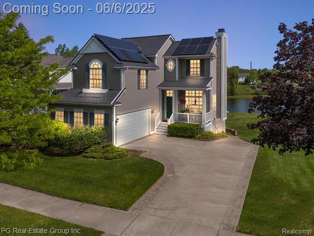 front view picture of 1226 Fountain View Ln, Oxford, MI. 48371