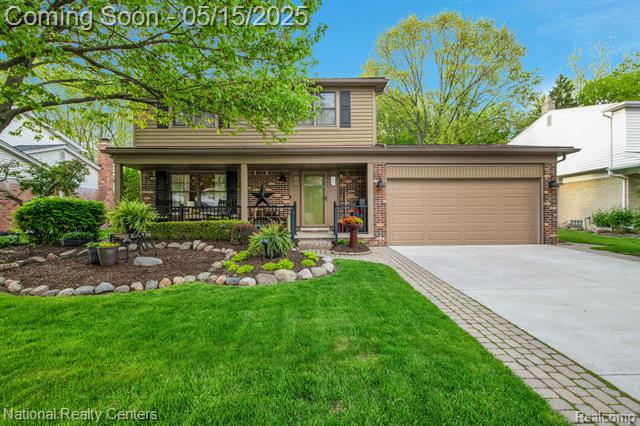 front view picture of 1383 Trevino Dr, Troy, MI. 48085