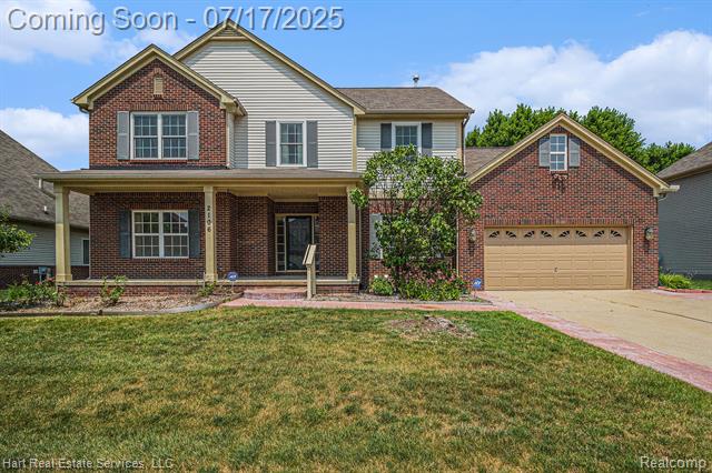 front view picture of 2106 Cattail Cir, Rochester, MI. 48309