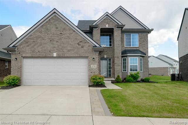 front view picture of 6791 Chandler Drive, Belleville, MI. 48111