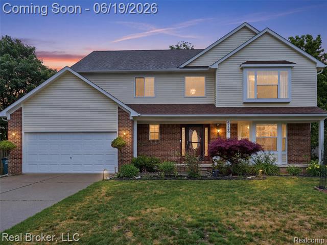 front view picture of 6729 Eckerman Dr, Troy, MI. 48085