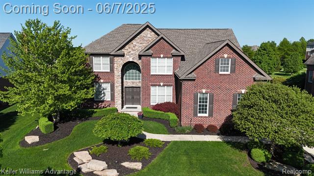 front view picture of 50702 Amesburg Dr, Novi, MI. 48374