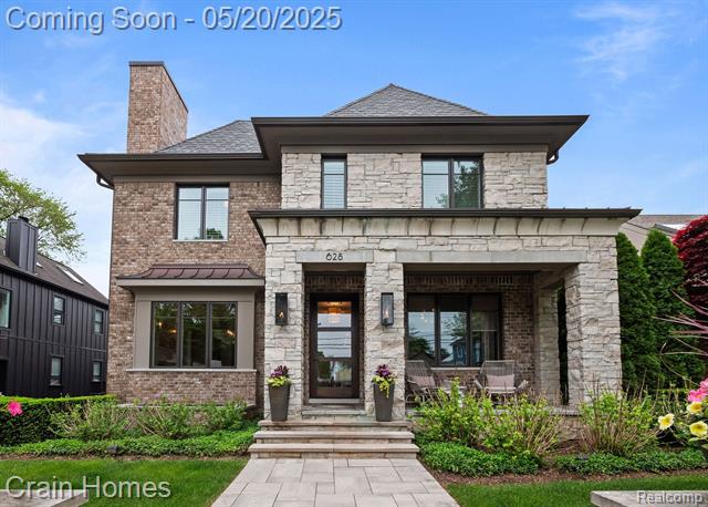 front view picture of 628 Watkins, Birmingham, MI. 48009