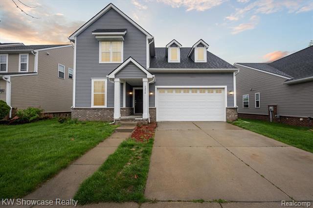 front view picture of 3236 Curtis St, Wixom, MI. 48393