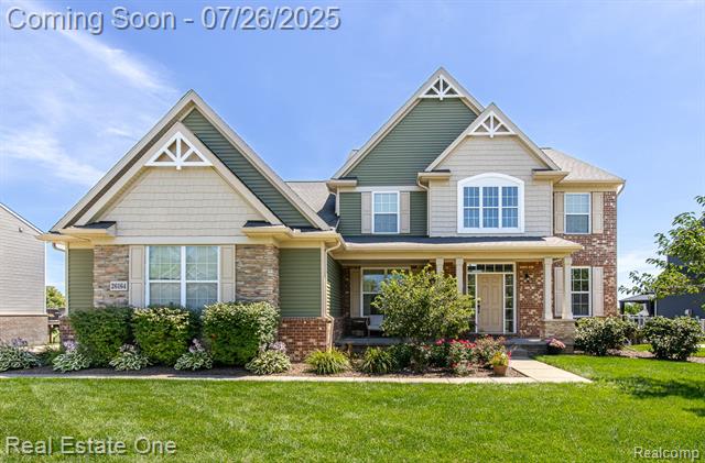front view picture of 26164 International Dr, South Lyon, MI. 48178