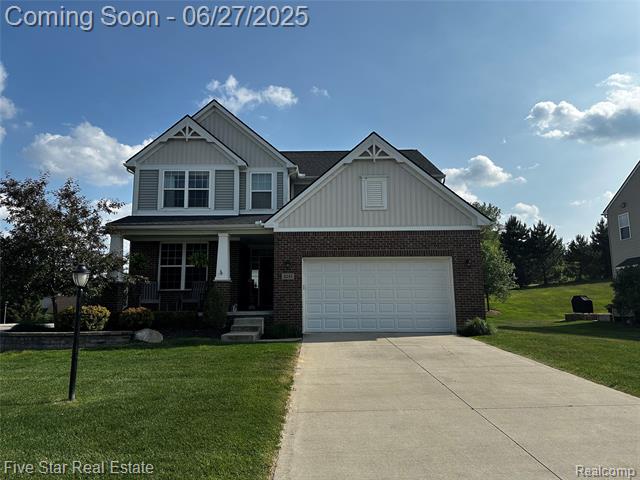 front view picture of 2241 Kenan Dr, Wixom, MI. 48393