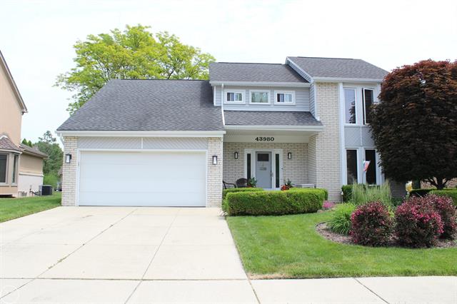 front view picture of 43980 Boulder, Clinton Township, MI. 48038