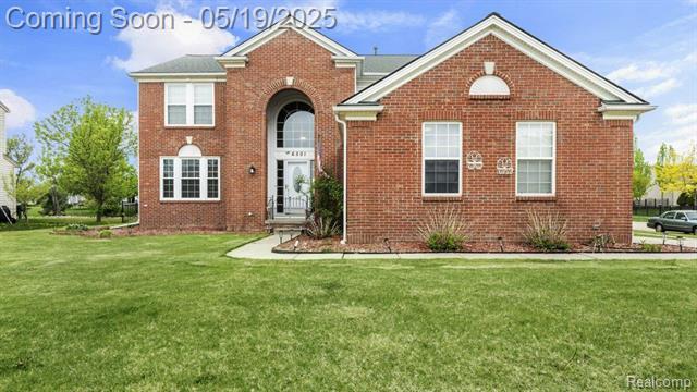 front view picture of 56501 Winding Creek, Macomb, MI. 48042
