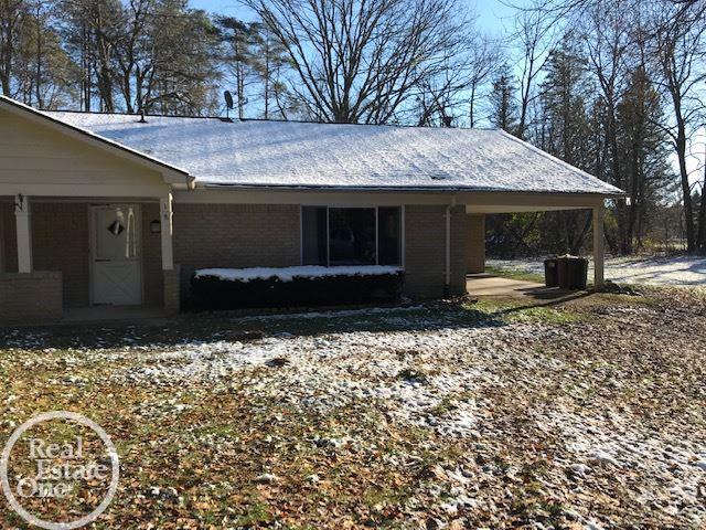 front view picture of 19201 29 Mile, Ray, MI. 48096