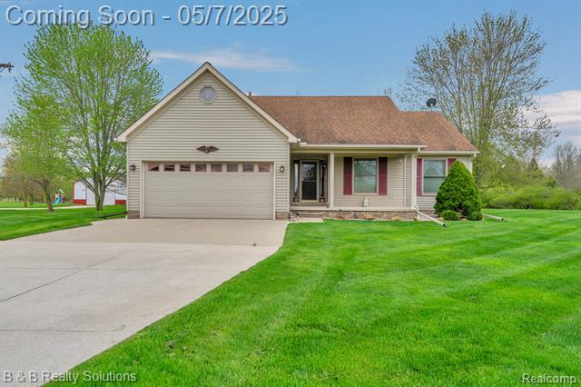 front view picture of 20350 33 Mile Rd, Armada, MI. 48005
