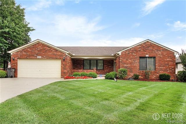front view picture of 18707 Millar, Clinton Township, MI. 48036