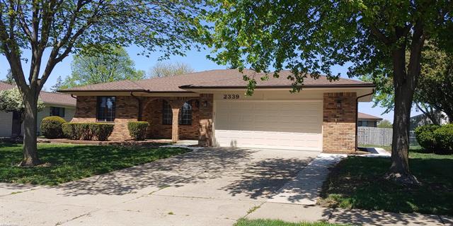 front view picture of 2339 Michael Dr, Sterling Heights, MI. 48310