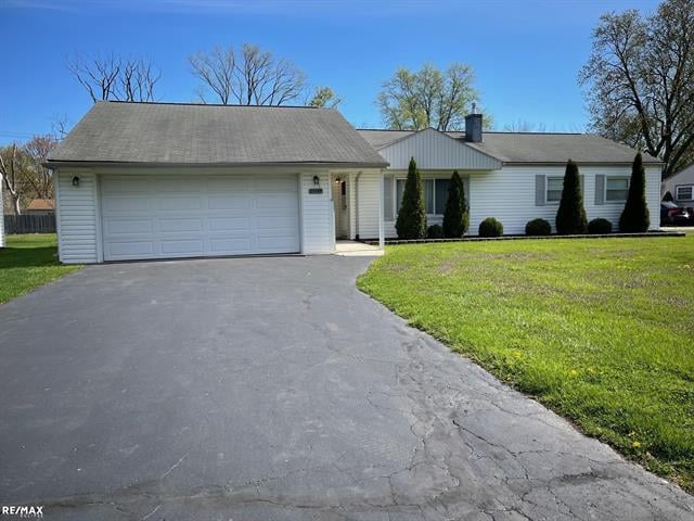 front view picture of 21487 Highview, Clinton Township, MI. 48036