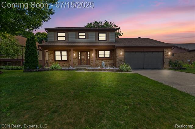front view picture of 3598 Barg Dr, Sterling Heights, MI. 48310