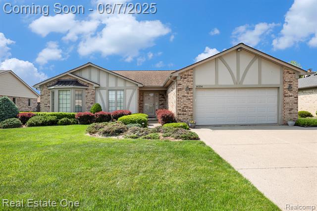 front view picture of 16256 Karen, Clinton Township, MI. 48038