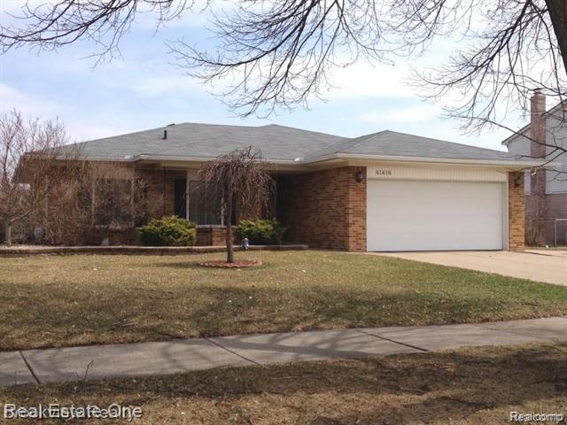 front view picture of 41416 Spicemill Dr, Sterling Heights, MI. 48314