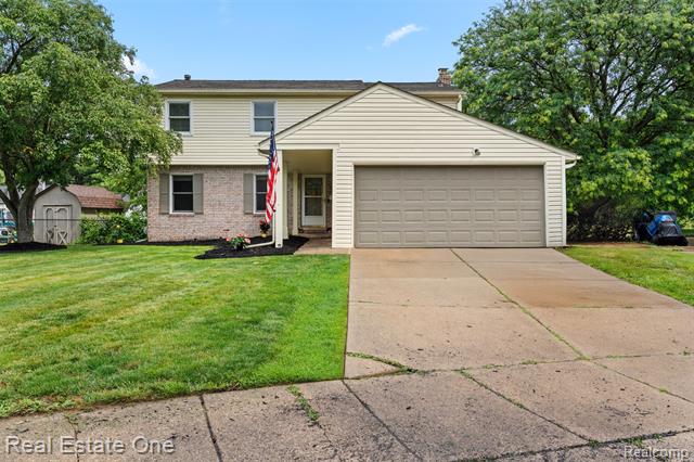 front view picture of 16281 Touraine, Clinton Township, MI. 48038