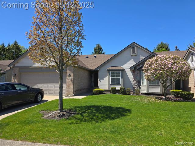 front view picture of 42341 Park Ridge Way, Clinton Township, MI. 48038