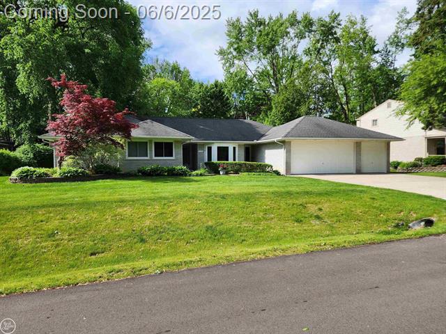 front view picture of 6038 Candler, Shelby Township, MI. 48316
