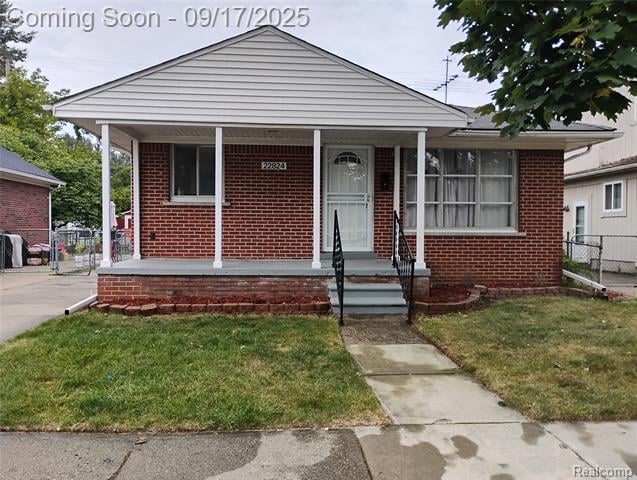 front view picture of 22824 Donald, Eastpointe, MI. 48021