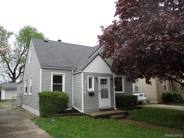 front view picture of 24287 Fern, Eastpointe, MI. 48021