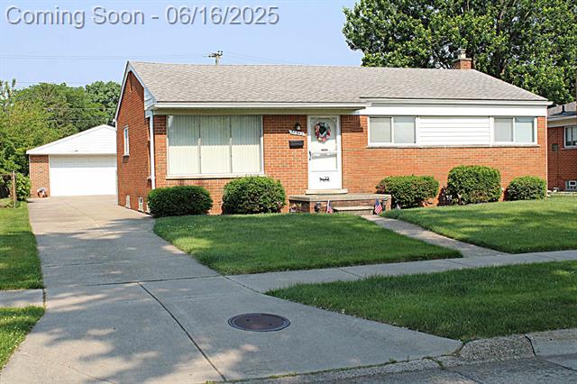 front view picture of 24849 Curie, Warren, MI. 48091