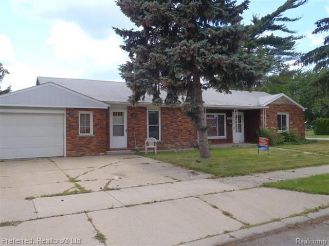 front view picture of 25141 Burt, Center Line, MI. 48015