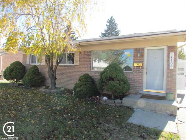 front view picture of 14106 Alger, Warren, MI. 48088