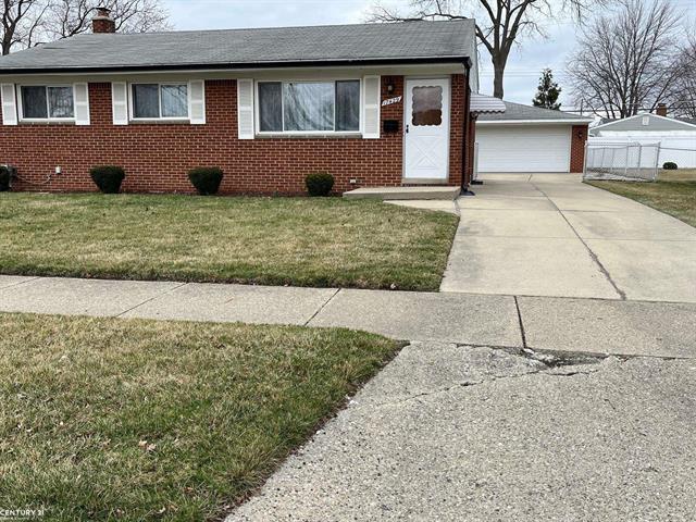 front view picture of 17429 Hans Drive, Fraser, MI. 48026