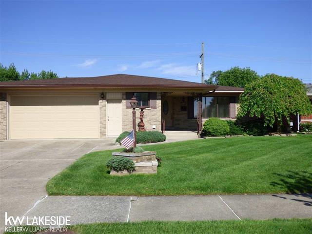 front view picture of 34398 Greentrees Roa, Sterling Heights, MI. 48312