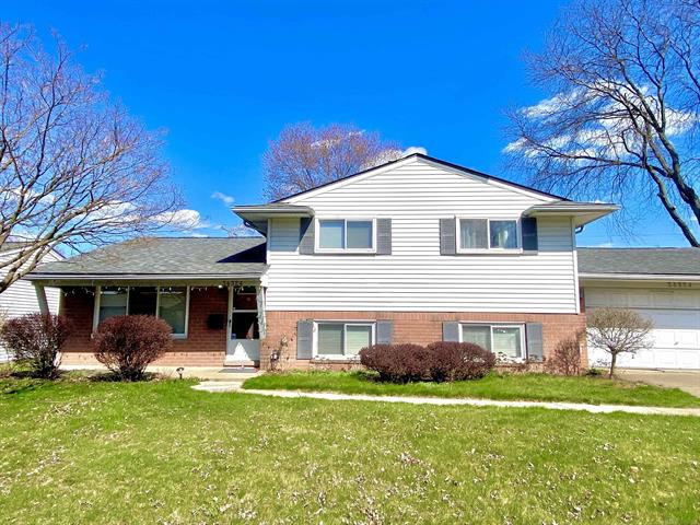front view picture of 34324 Chope, Clinton Township, MI. 48035