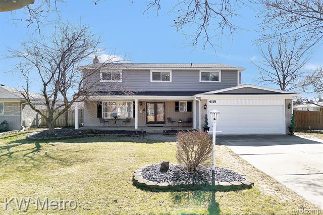 front view picture of 4118 Nickolas Dr, Sterling Heights, MI. 48310