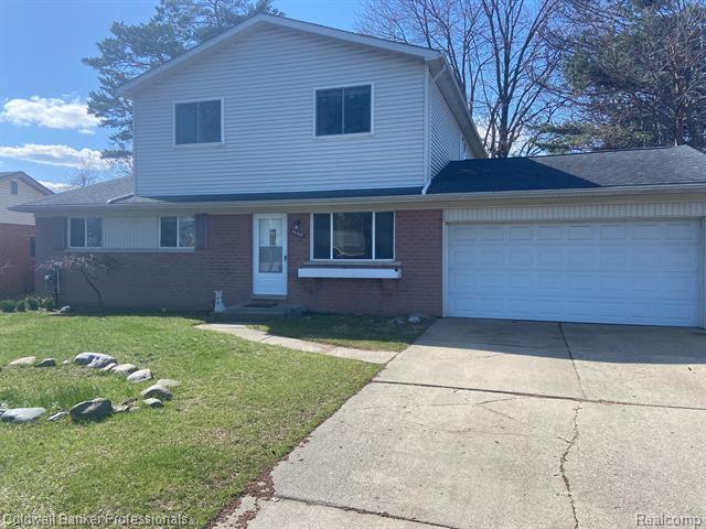 front view picture of 35467 Shook, Clinton Township, MI. 48035