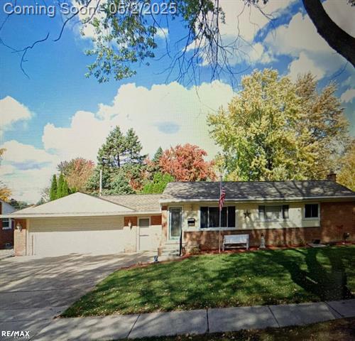 front view picture of 23749 Demley, Clinton Township, MI. 48035