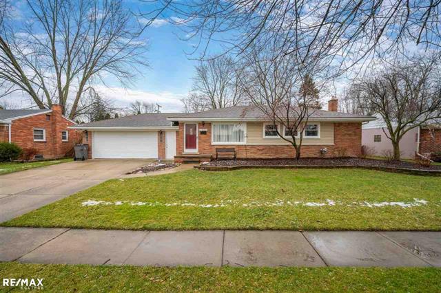 front view picture of 23654 Whitley, Clinton Township, MI. 48035