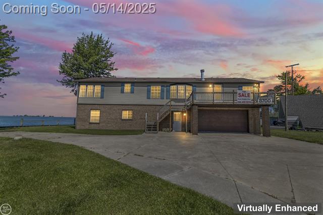 front view picture of 8700 Middle Channel Dr, Harsens Island, MI. 48028