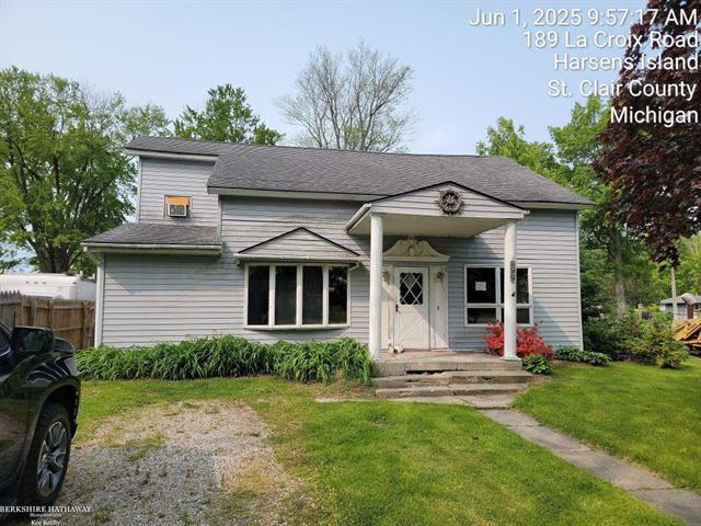 front view picture of 199 La Croix Rd, Harsens Island, MI. 48028