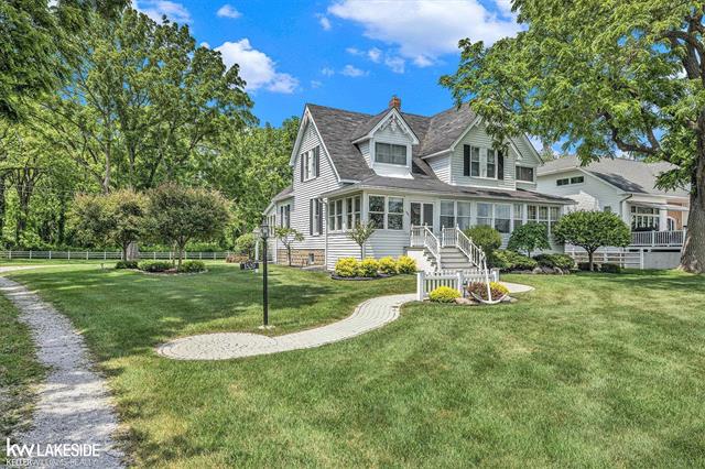 front view picture of 1520 South Channel Dr, Harsens Island, MI. 48028