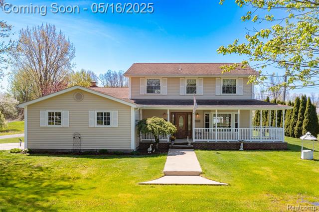 front view picture of 9265 Meisner Rd, Casco, MI. 48064