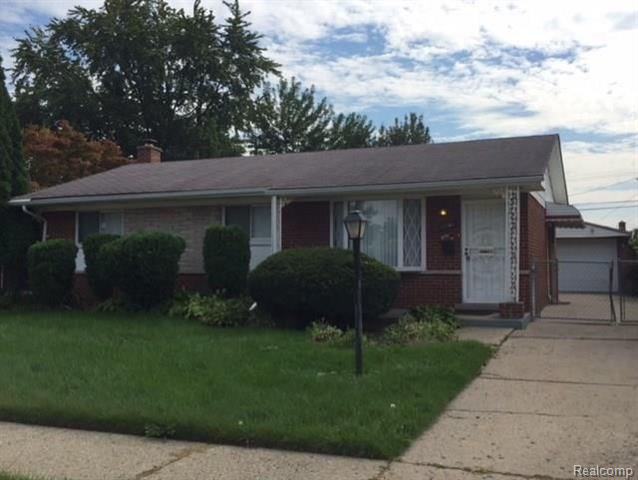 front view picture of 10343 N Oak Dr, Ferndale, MI. 48220
