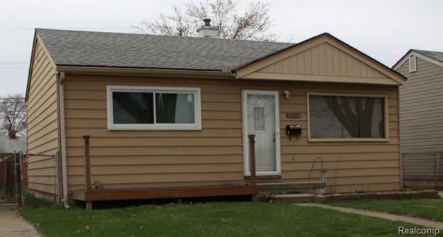 front view picture of 5876 Clippert, Taylor, MI. 48180