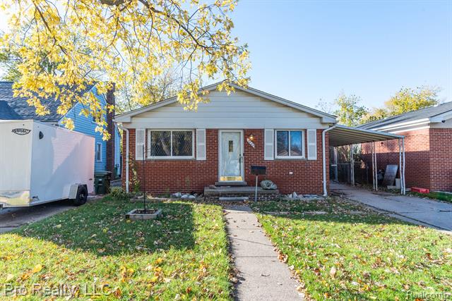 front view picture of 5888 Kolb, Allen Park, MI. 48101