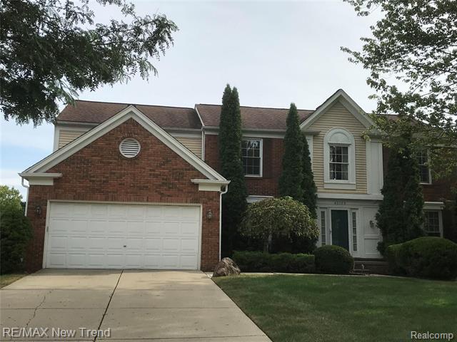 front view picture of 45169 Roundview Dr, Novi, MI. 48375
