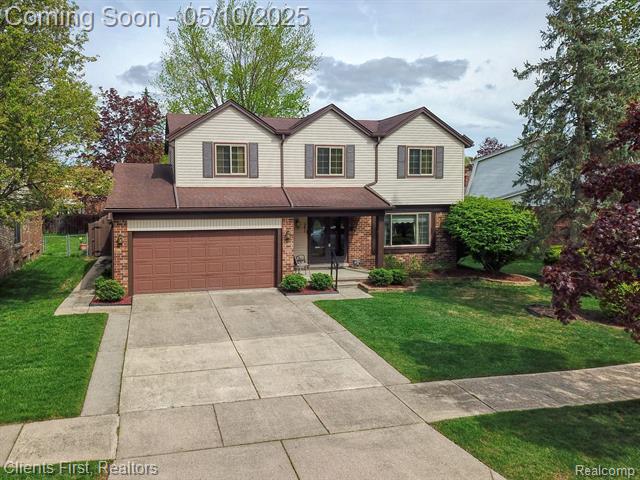 front view picture of 1471 Ledgewood, Canton, MI. 48188