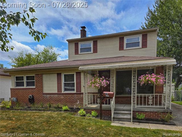 front view picture of 1550 Ackley, Westland, MI. 48186