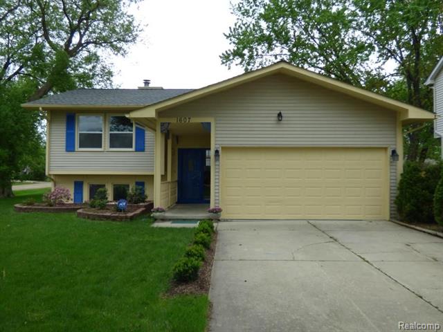 front view picture of 1607 Brookline, Canton, MI. 48187